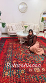 روفرشی کشدار مخمل شانل طرح قجری