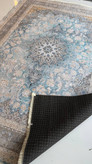 فرشینه مخمل آبی