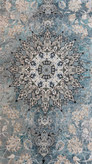 فرشینه مخمل آبی