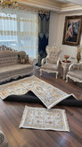 فرشینه مخمل طرح سلطان آباد