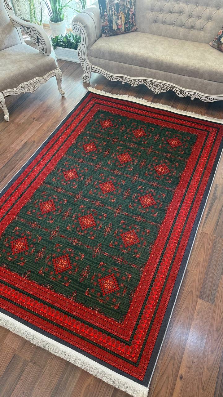 فرشینه مخمل استپدار سنتی