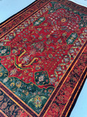 فرشینه مخمل سنتی لاکی