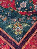 فرشینه مخمل سنتی لاکی