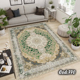 فرشینه مخمل کلاسیک سبز