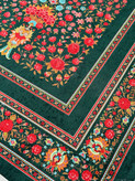 فرشینه مخمل طرح باغ گل