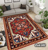فرشینه مخمل سنتی قرمز