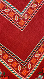 فرشینه مخمل طرح باغ گل لاکی