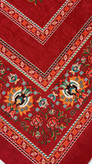 فرشینه مخمل طرح باغ گل لاکی