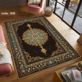 فرشینه مخمل قهوه ای