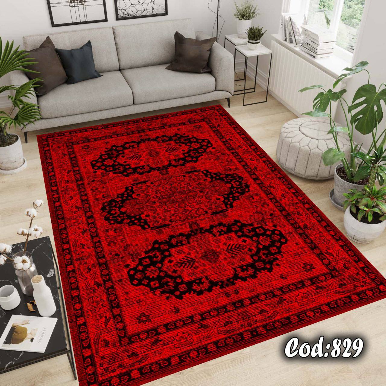 فرشینه مخمل سنتی لاکی