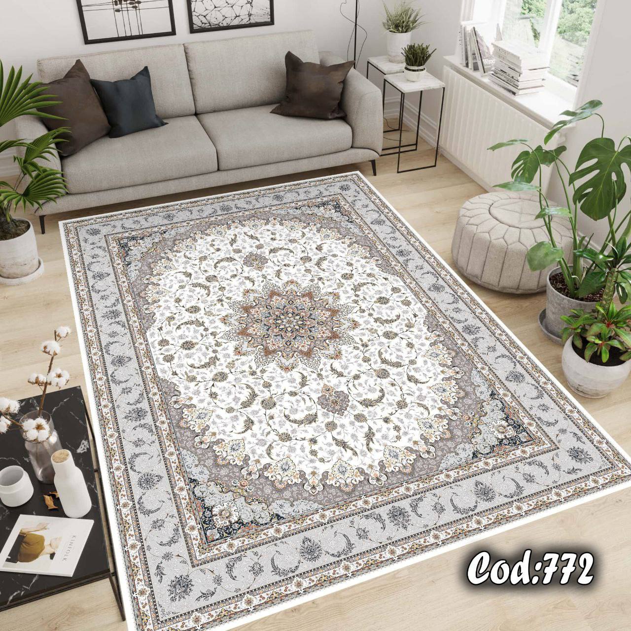 فرشینه مخمل سفید