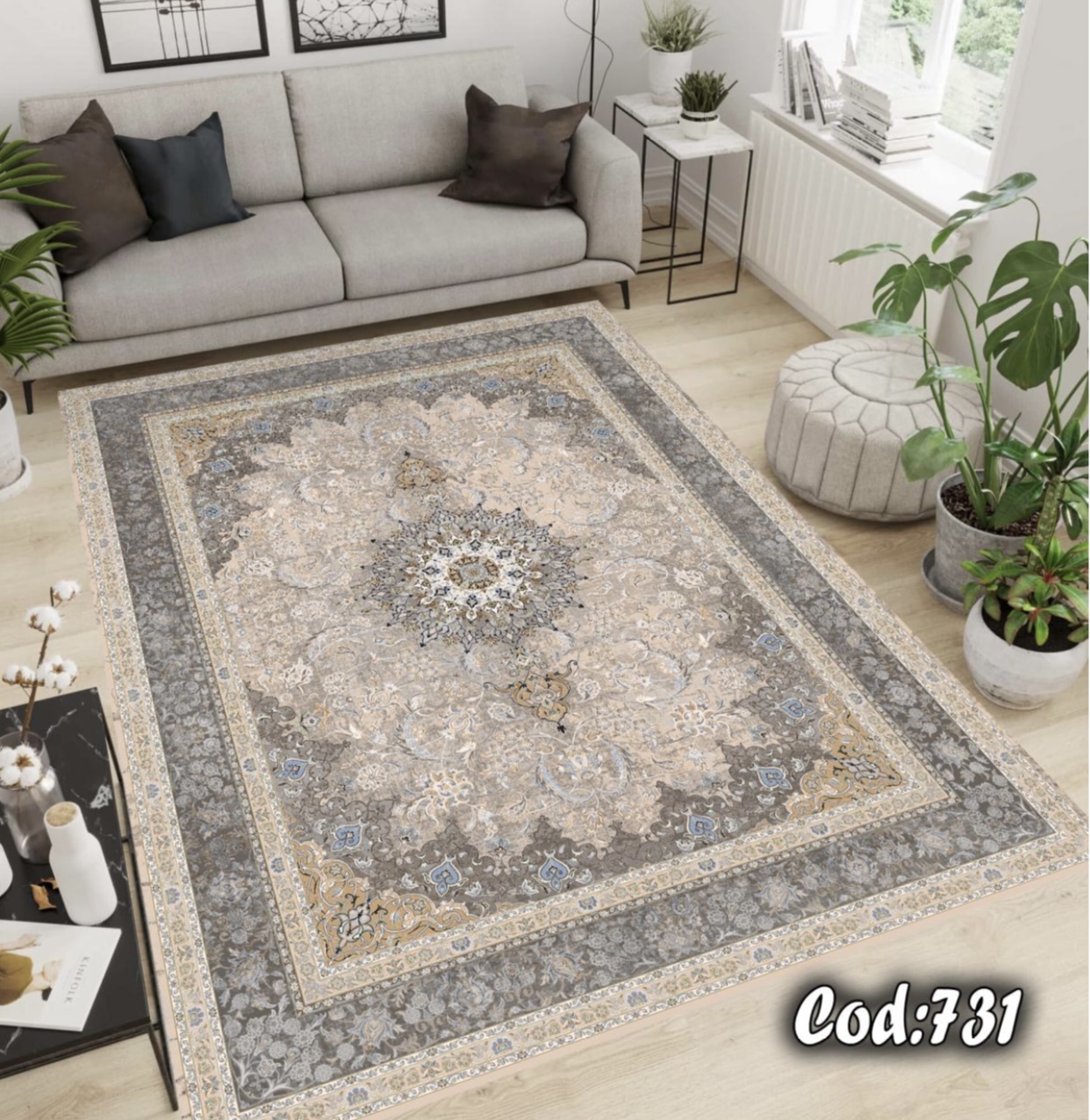 فرشینه مخمل گلبهی