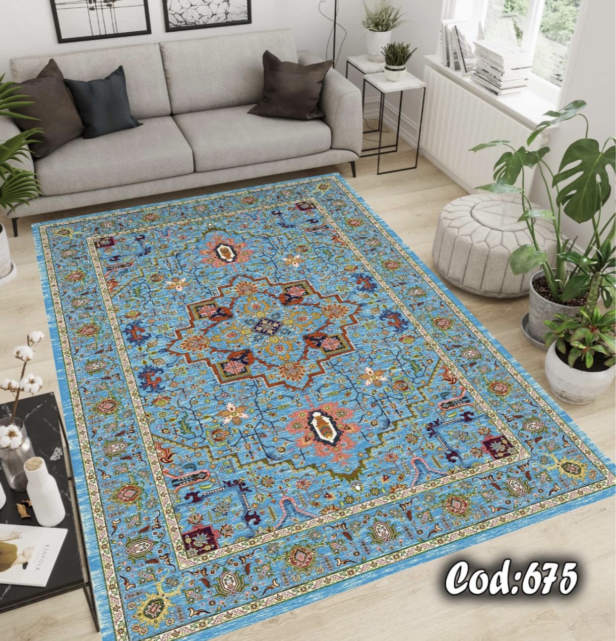 فرشینه مخمل طرح قشقایی