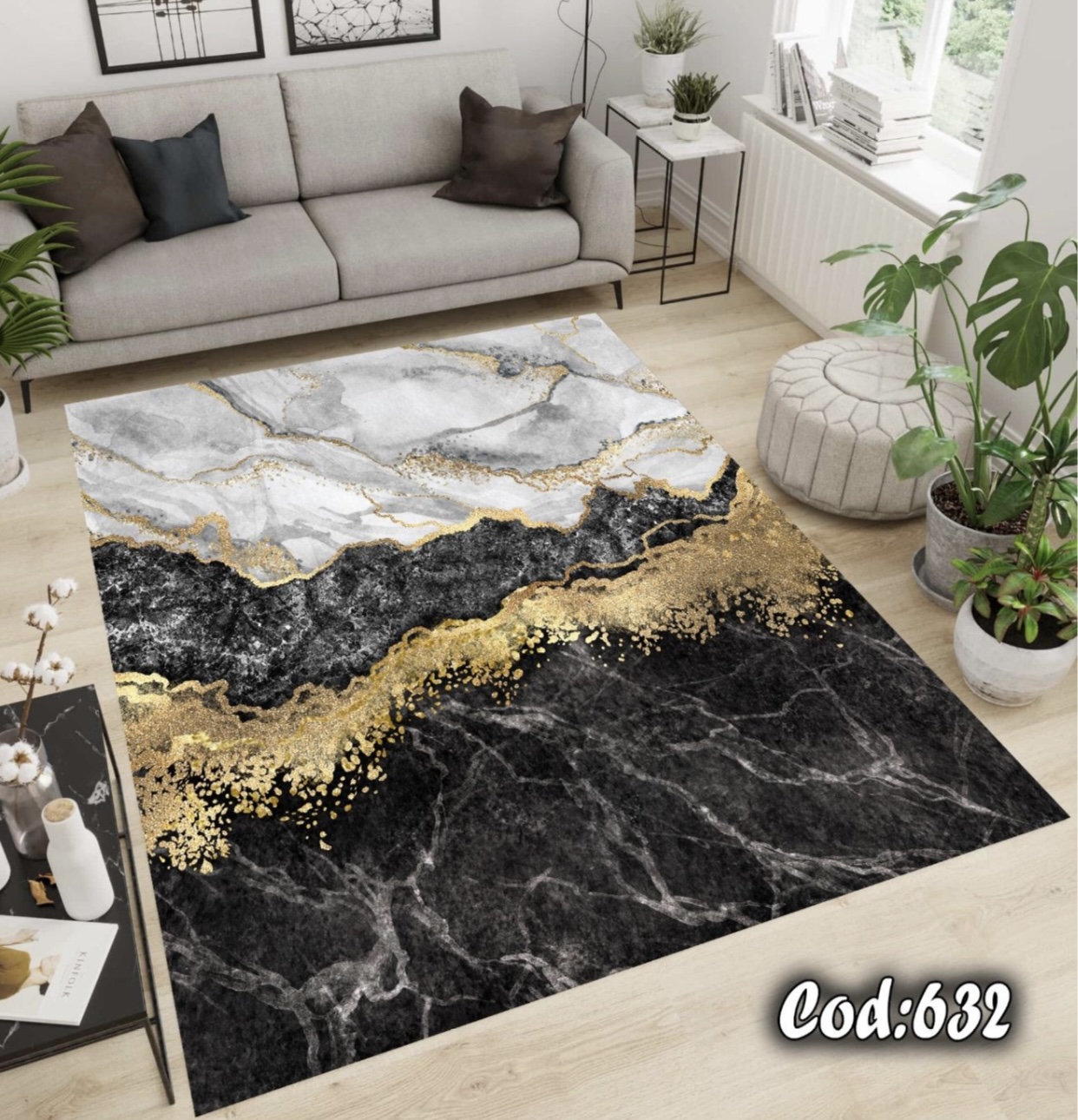 فرشینه مخمل طرح ماربل