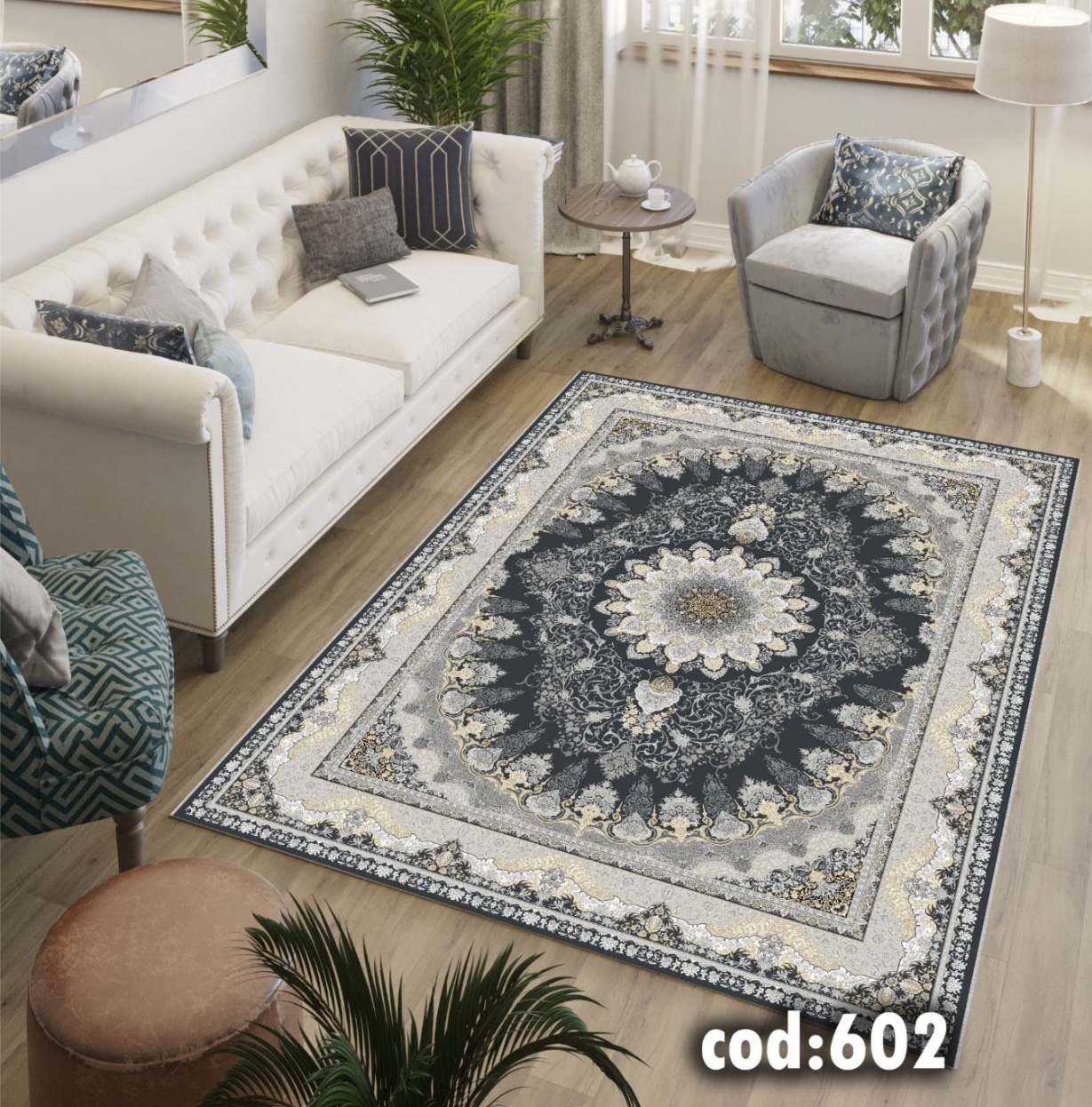 فرشینه مخمل کلاسیک
