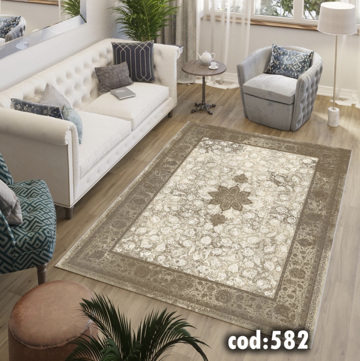 فرشینه مخمل کلاسیک