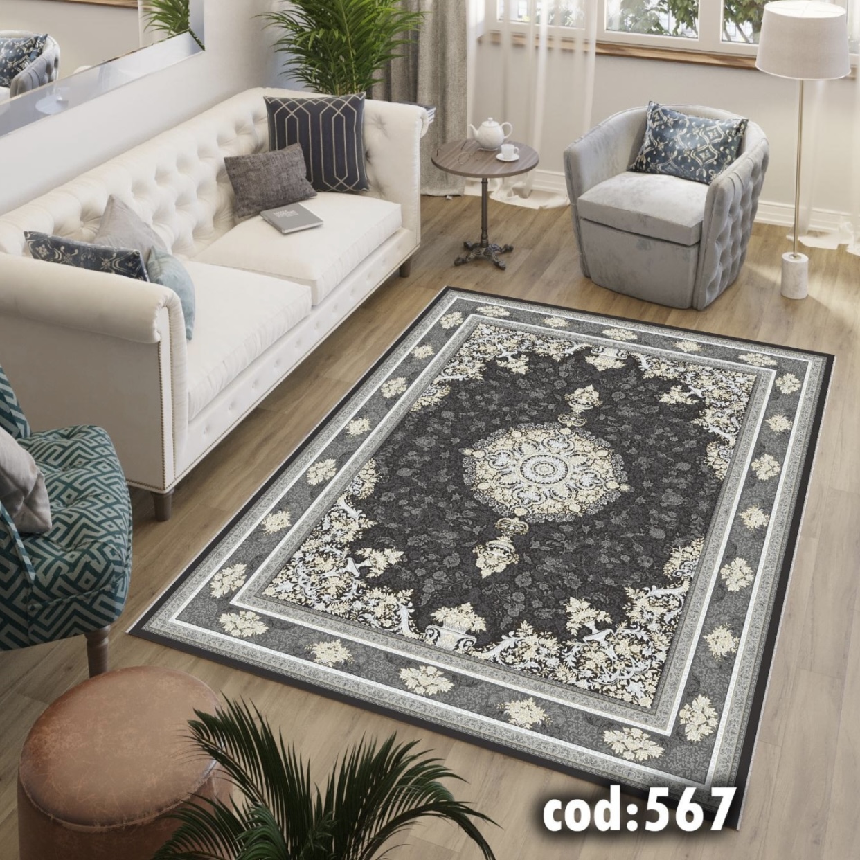 فرشینه مخمل کلاسیک