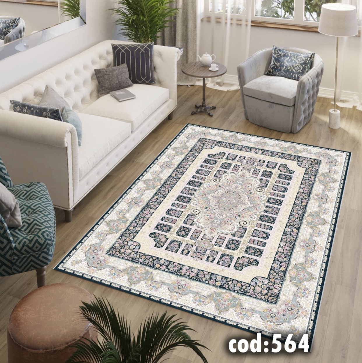 فرشینه مخمل کلاسیک