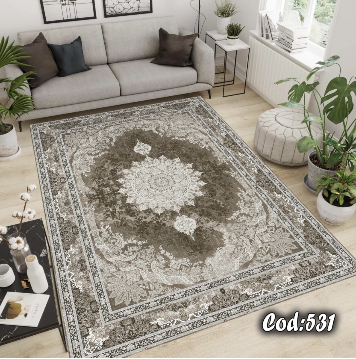 فرشینه مخمل کلاسیک