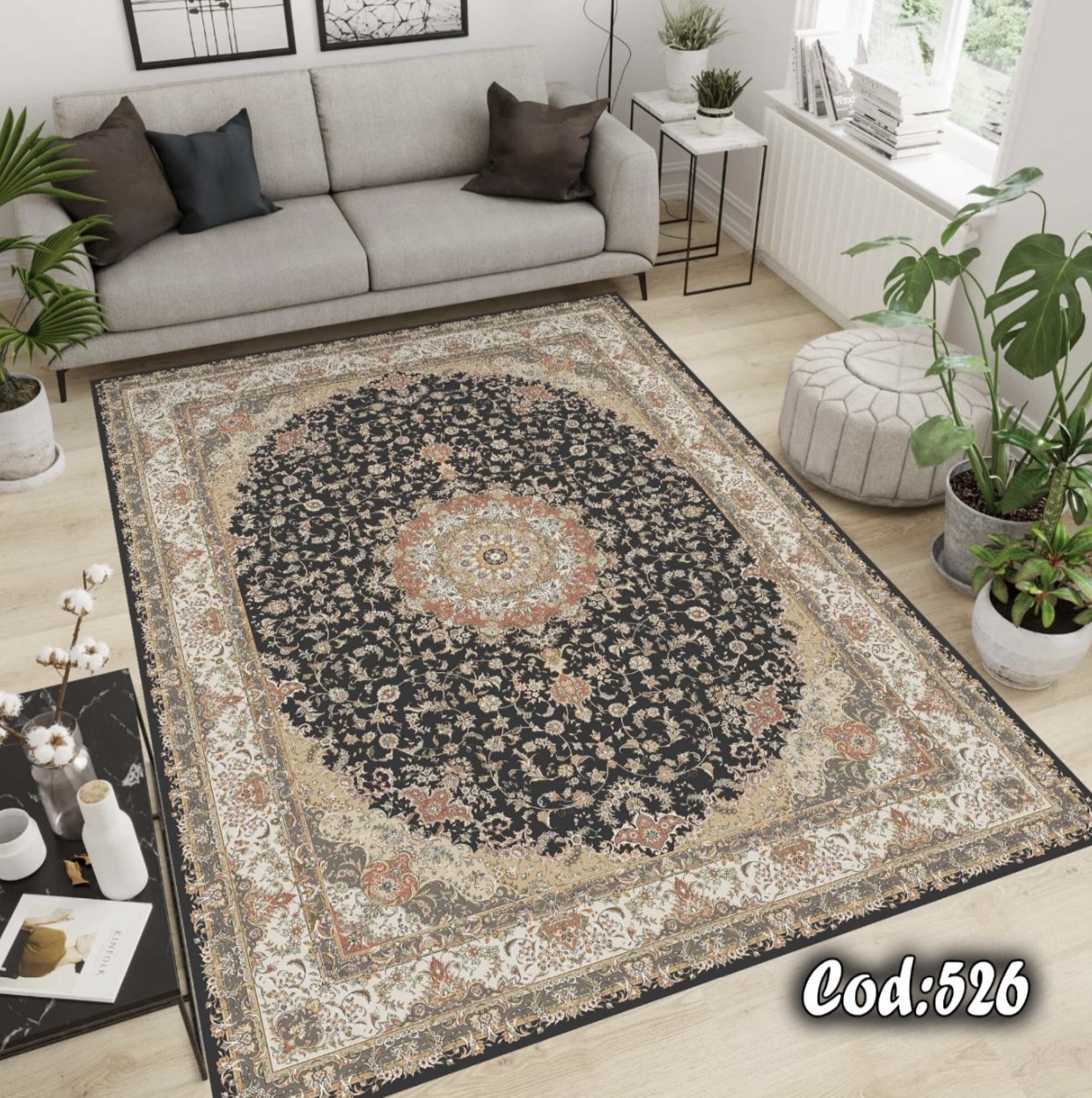 فرشینه مخمل طرح فرش