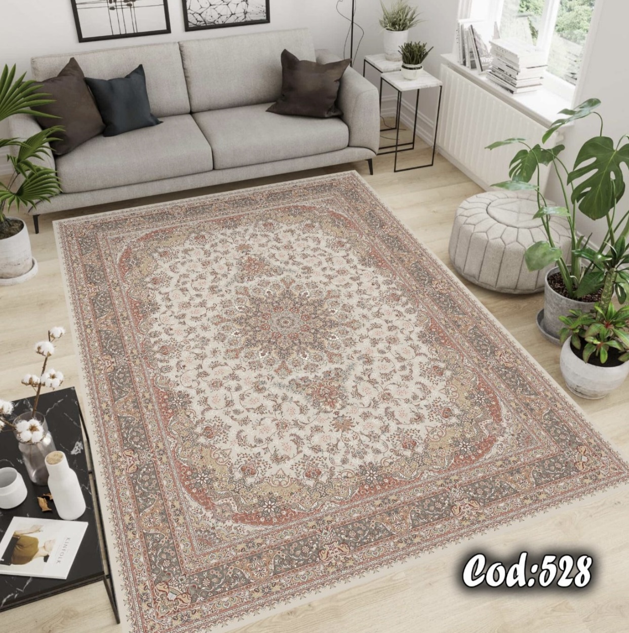 فرشینه مخمل طرح فرش