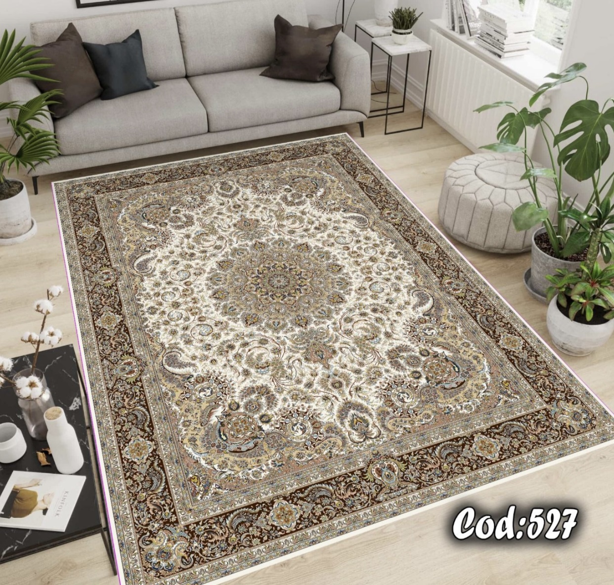 فرشینه مخمل طرح فرش