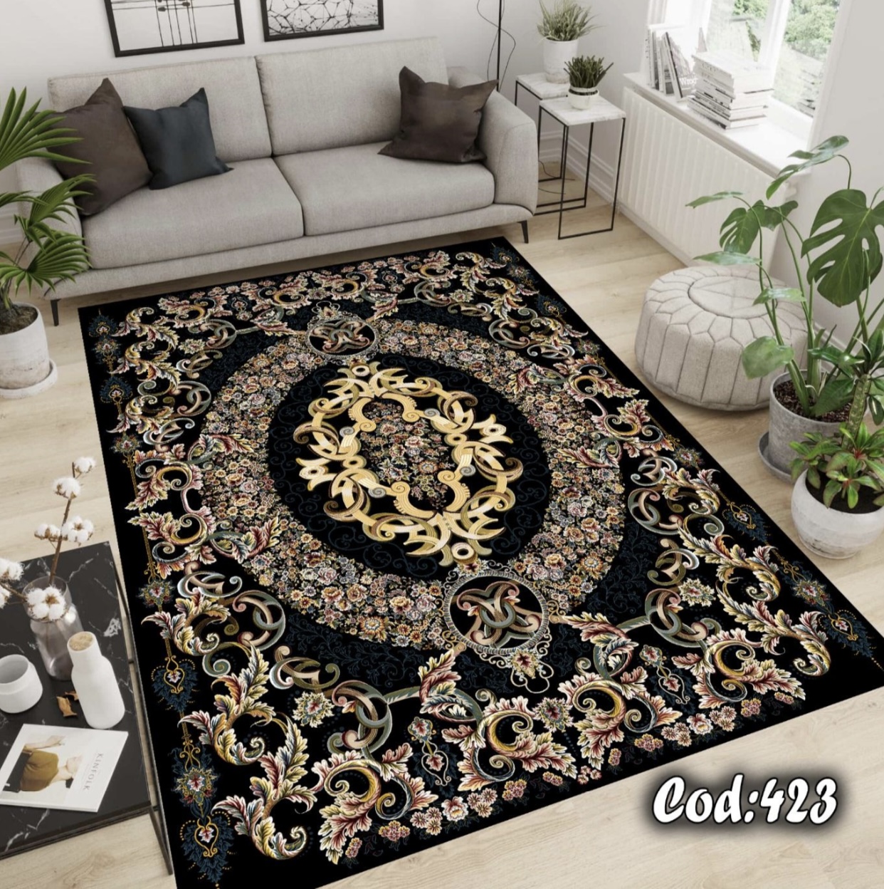 فرشینه مخمل کلاسیک
