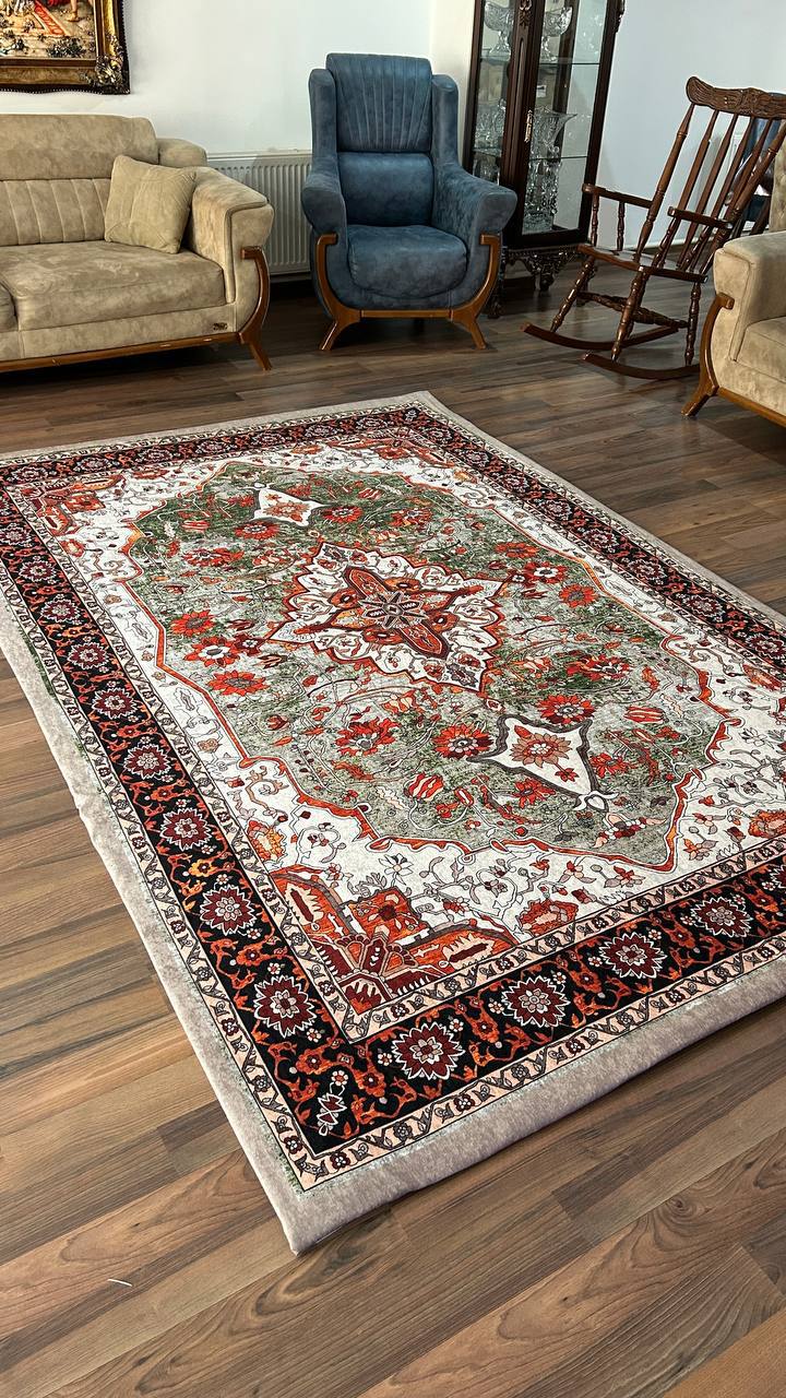 روفرشی کشدار مخمل شانل طرح سنتی
