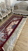 روفرشی کشدار مخمل شانل زرشکی