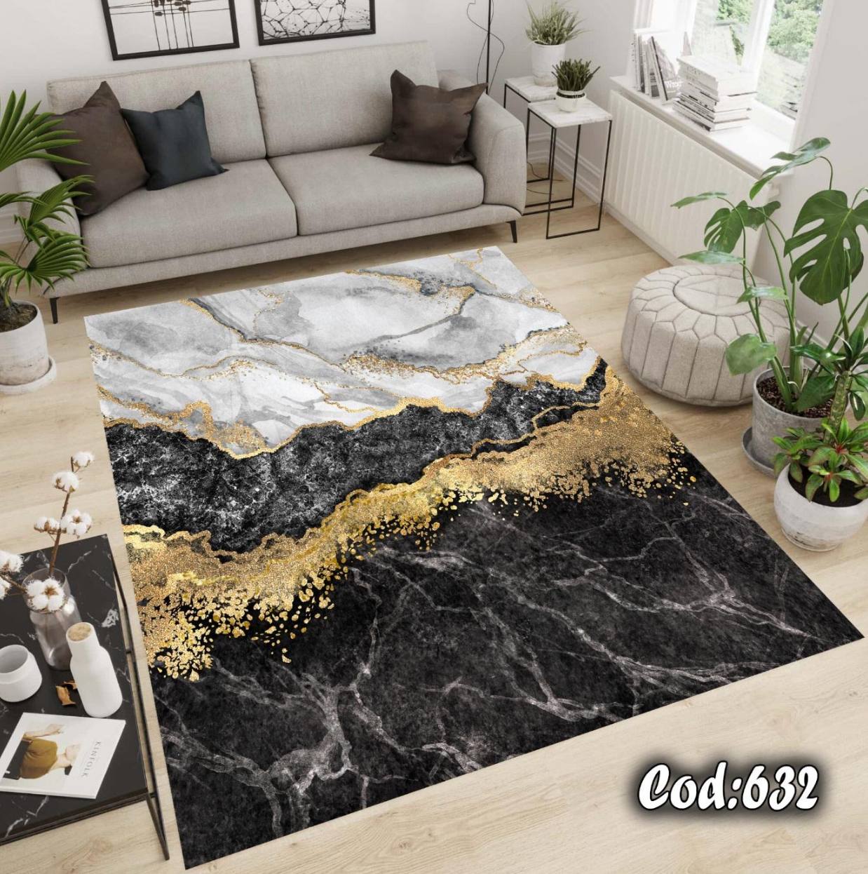 روفرشی کشدار مخمل شانل طرح ماربل