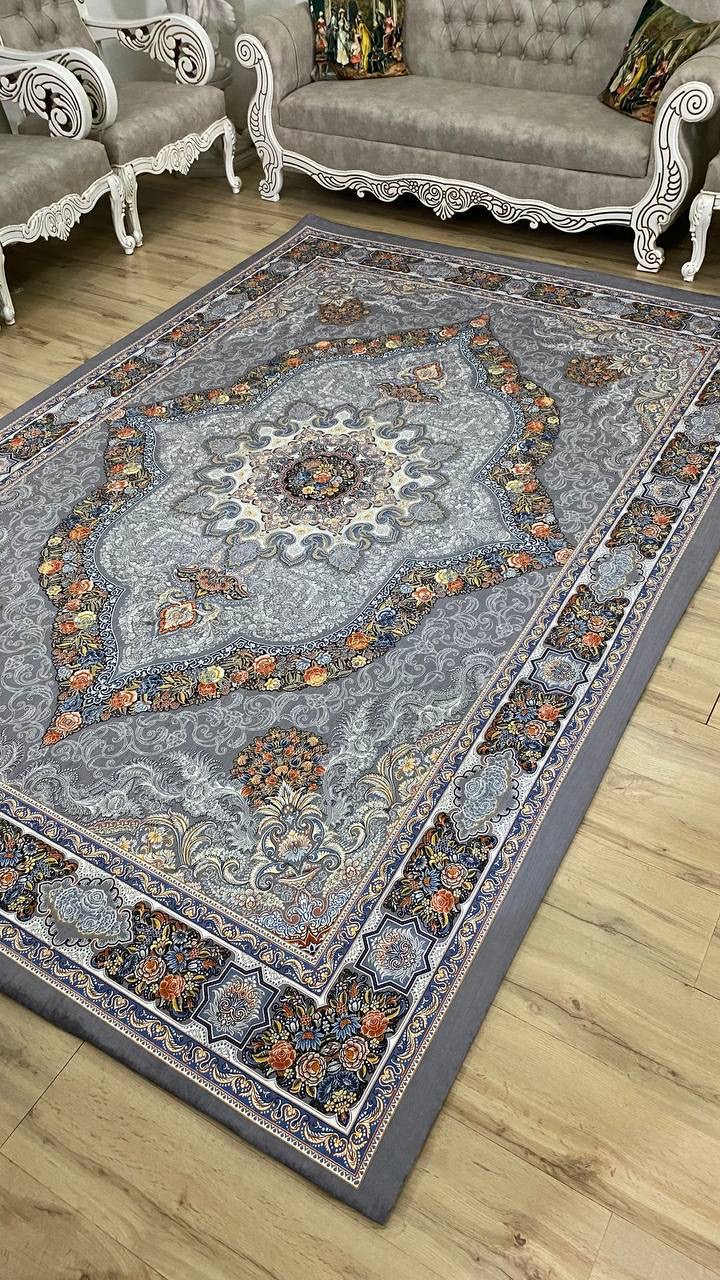 روفرشی کشدار مخمل طرح فرش