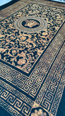 روفرشی کشدار مخمل طرح ورساچه